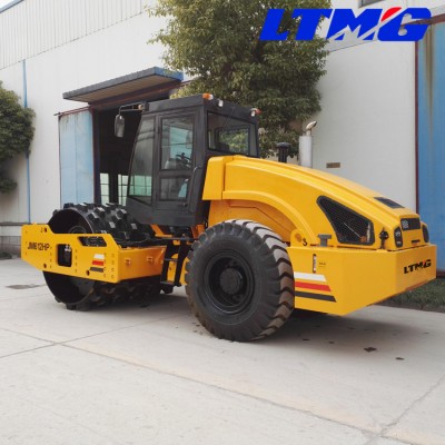 LTMG 12 ton full hydraulic single drum vibratory roller