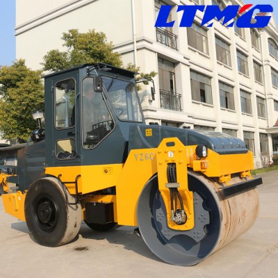 Mechanical drive 6 ton single drum vibratory road roller price