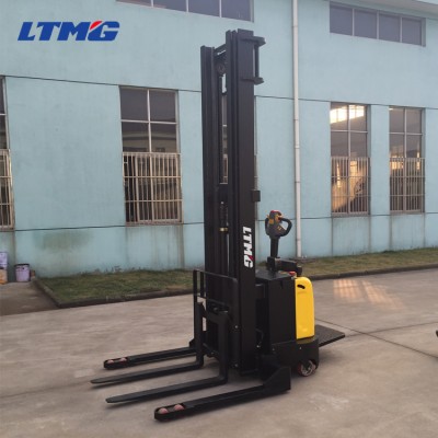 LTMG Wide Legs electric pallet stacker 1.5 ton electric forklift for sale